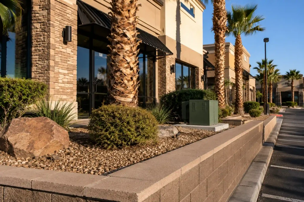 las vegas commercial property scorpions desert landscaping
